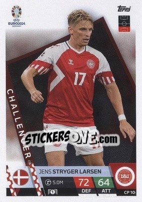 Sticker Jens Stryger Larsen - UEFA Euro 2024. Match Attax
 n. CP10 - Topps
