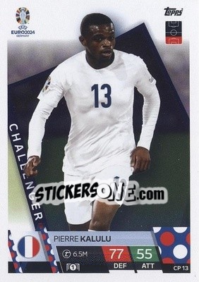 Sticker Pierre Kalulu - UEFA Euro 2024. Match Attax
 n. CP13 - Topps