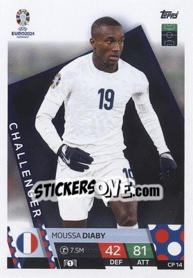 Sticker Moussa Diaby - UEFA Euro 2024. Match Attax
 n. CP14 - Topps