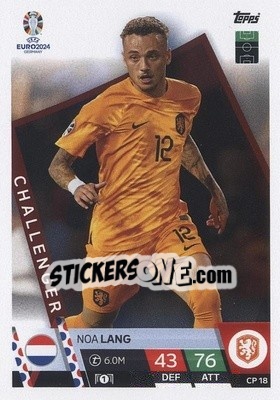 Sticker Noa Lang - UEFA Euro 2024. Match Attax
 n. CP18 - Topps