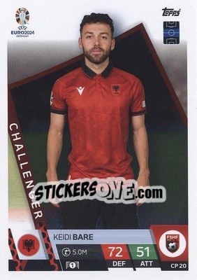 Sticker Keidi Bare - UEFA Euro 2024. Match Attax
 n. CP20 - Topps