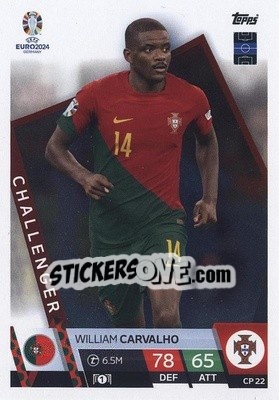Sticker William Carvalho - UEFA Euro 2024. Match Attax
 n. CP22 - Topps