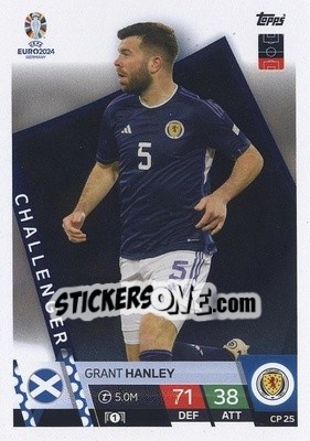 Sticker Grant Hanley - UEFA Euro 2024. Match Attax
 n. CP25 - Topps