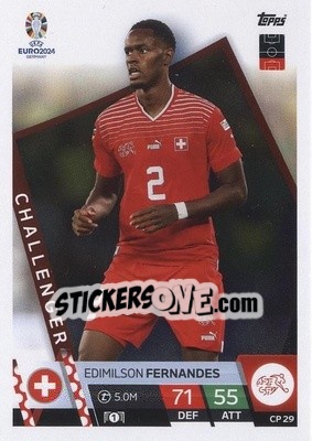 Sticker Edimilson Fernandes - UEFA Euro 2024. Match Attax
 n. CP29 - Topps