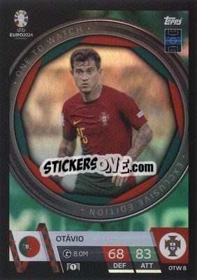 Sticker Otávio - UEFA Euro 2024. Match Attax
 n. OTW8 - Topps