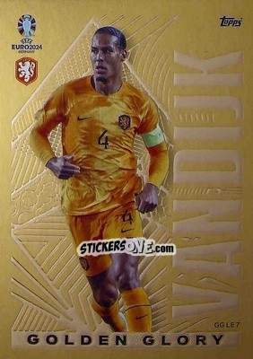 Sticker Virgil van Dijk - UEFA Euro 2024. Match Attax
 n. GGLE7 - Topps