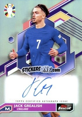 Sticker Jack Grealish - Finest Road to UEFA Euro 2024
 n. BCA-JG - Topps