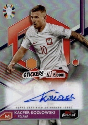 Figurina Kacper Kozłowski - Finest Road to UEFA Euro 2024
 - Topps