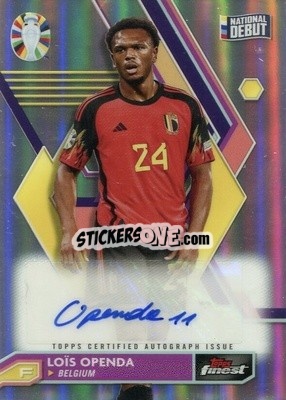 Cromo Loïs Openda - Finest Road to UEFA Euro 2024
 - Topps