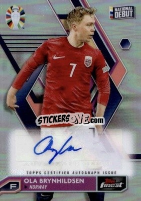 Sticker Ola Brynhildsen - Finest Road to UEFA Euro 2024
 n. BCA-OB - Topps