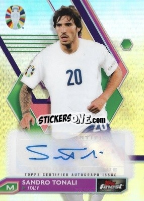 Sticker Sandro Tonali - Finest Road to UEFA Euro 2024
 n. BCA-ST - Topps