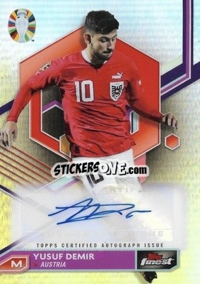Sticker Yusuf Demir - Finest Road to UEFA Euro 2024
 - Topps
