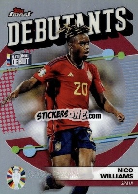 Cromo Nico Williams - Finest Road to UEFA Euro 2024
 - Topps