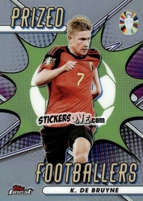 Sticker Kevin De Bruyne - Finest Road to UEFA Euro 2024
 - Topps