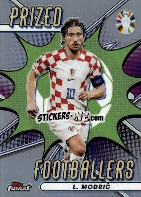 Sticker Luka Modrić - Finest Road to UEFA Euro 2024
 n. PF-LM - Topps