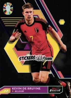 Sticker Kevin De Bruyne - Finest Road to UEFA Euro 2024
 n. 6 - Topps