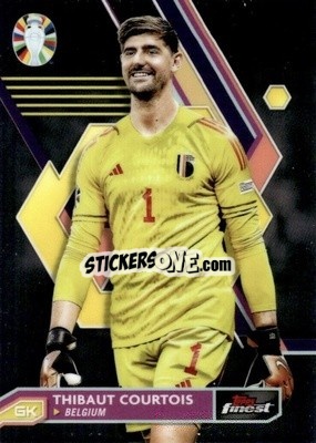 Sticker Thibaut Courtois - Finest Road to UEFA Euro 2024
 - Topps