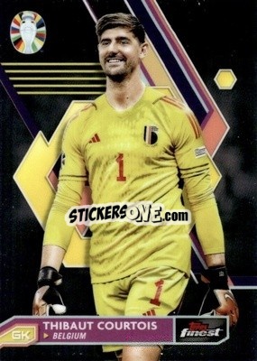 Sticker Thibaut Courtois - Finest Road to UEFA Euro 2024
 n. 7 - Topps