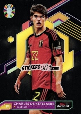 Sticker Charles De Ketelaere - Finest Road to UEFA Euro 2024
 n. 8 - Topps