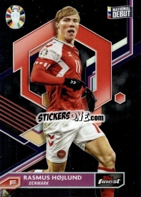 Sticker Rasmus Højlund - Finest Road to UEFA Euro 2024
 n. 18 - Topps