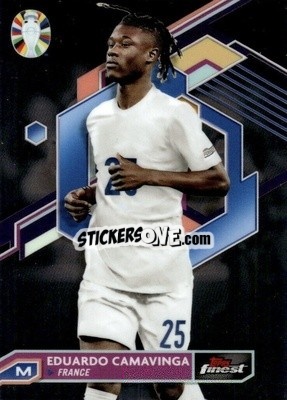 Sticker Eduardo Camavinga - Finest Road to UEFA Euro 2024
 n. 27 - Topps