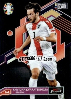 Sticker Khvicha Kvaratskhelia - Finest Road to UEFA Euro 2024
 n. 31 - Topps
