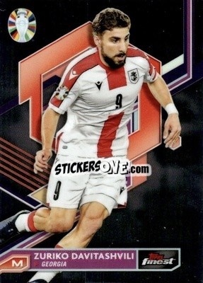 Sticker Zuriko Davitashvili - Finest Road to UEFA Euro 2024
 n. 32 - Topps