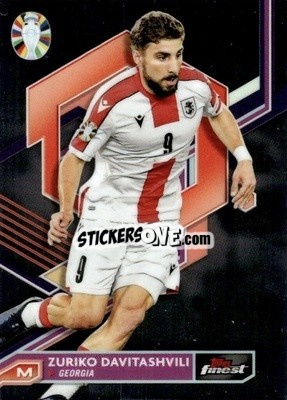 Sticker Zuriko Davitashvili - Finest Road to UEFA Euro 2024
 - Topps