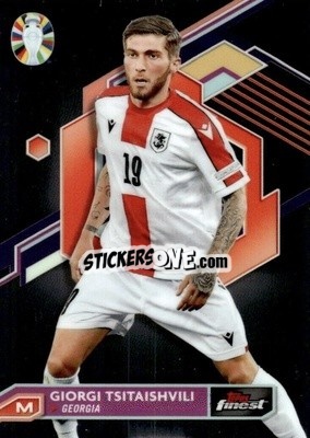Figurina Giorgi Tsitaishvili - Finest Road to UEFA Euro 2024
 n. 33 - Topps