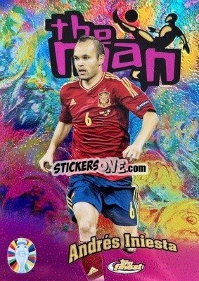 Sticker Andrés Iniesta - Finest Road to UEFA Euro 2024
 n. TM-AI - Topps