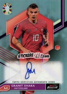 Sticker Granit Xhaka - Finest Road to UEFA Euro 2024
 n. BCA-GX - Topps
