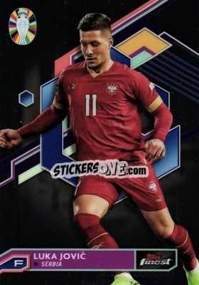 Cromo Luka Jović - Finest Road to UEFA Euro 2024
 - Topps