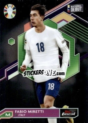 Sticker Fabio Miretti - Finest Road to UEFA Euro 2024
 n. 46 - Topps