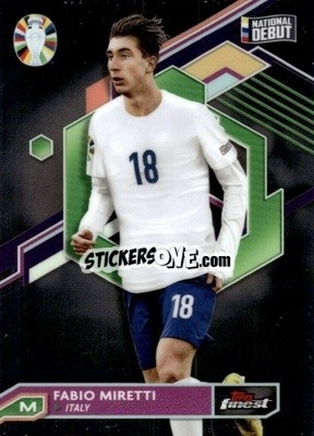 Sticker Fabio Miretti - Finest Road to UEFA Euro 2024
 - Topps