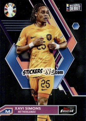 Sticker Xavi Simons - Finest Road to UEFA Euro 2024
 n. 50 - Topps