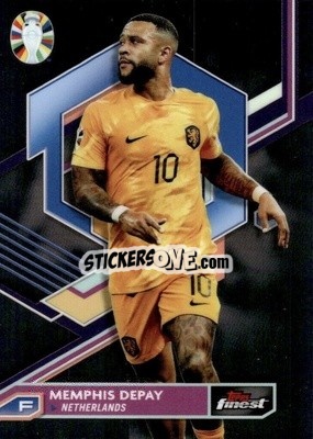 Cromo Memphis Depay - Finest Road to UEFA Euro 2024
 - Topps