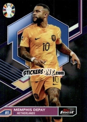 Sticker Memphis Depay - Finest Road to UEFA Euro 2024
 n. 52 - Topps