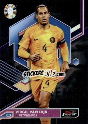 Sticker Virgil van Dijk - Finest Road to UEFA Euro 2024
 - Topps
