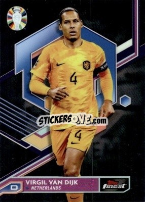 Sticker Virgil van Dijk - Finest Road to UEFA Euro 2024
 n. 54 - Topps