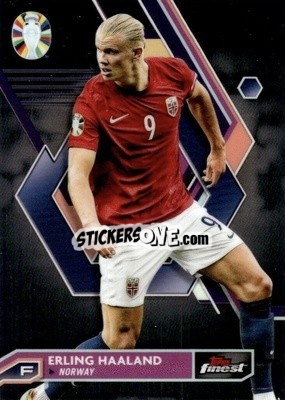 Cromo Erling Haaland - Finest Road to UEFA Euro 2024
 - Topps