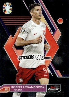 Sticker Robert Lewandowski - Finest Road to UEFA Euro 2024
 n. 59 - Topps