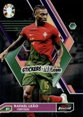 Sticker Rafael Leão - Finest Road to UEFA Euro 2024
 n. 70 - Topps