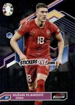 Figurina Dušan Vlahović - Finest Road to UEFA Euro 2024
 - Topps