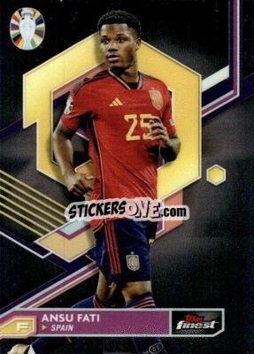 Sticker Ansu Fati - Finest Road to UEFA Euro 2024
 n. 76 - Topps