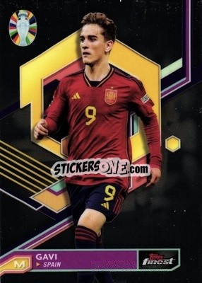Sticker Gavi - Finest Road to UEFA Euro 2024
 n. 77 - Topps