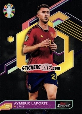 Sticker Aymeric Laporte - Finest Road to UEFA Euro 2024
 n. 80 - Topps