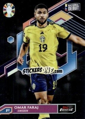 Figurina Omar Faraj - Finest Road to UEFA Euro 2024
 n. 86 - Topps