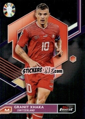 Sticker Granit Xhaka - Finest Road to UEFA Euro 2024
 n. 87 - Topps