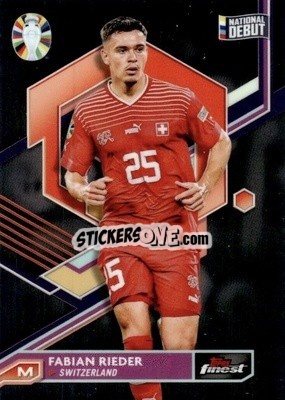 Cromo Fabian Rieder - Finest Road to UEFA Euro 2024
 n. 90 - Topps