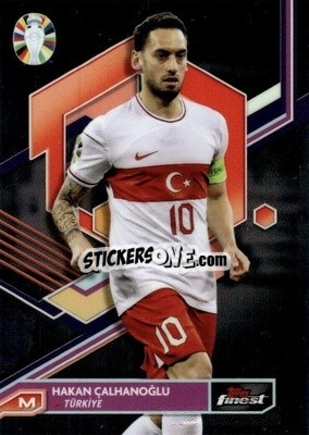 Sticker Hakan Çalhanoğlu - Finest Road to UEFA Euro 2024
 n. 91 - Topps